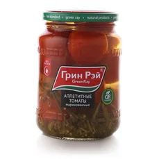 ГРИН РЕЙ Томаты маринован. 720гр ст/б