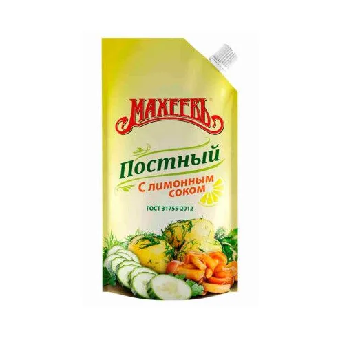Майонез Махеев Постный 30% 200мл д/п
