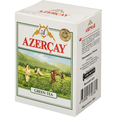 Азерчай БУКЕТ Зеленый кр/лист 100гр