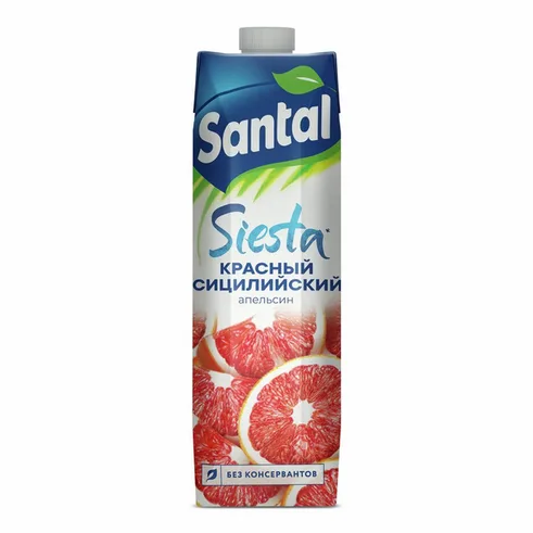 Сок Santal Сицилийский апельсин 1л