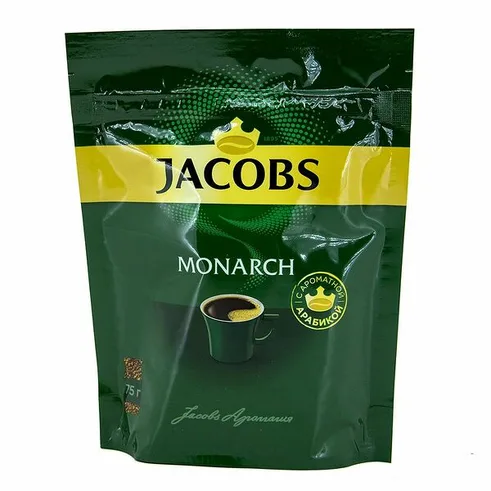 Кофе Якобс монарх растворимый м/у 75г