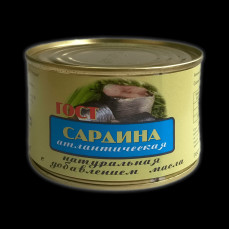 Роскон Сардина в масле 250гр ж/б