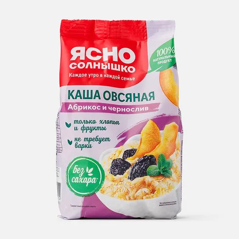 ЯС Каша овсяная Абрикос и чернослив 300гр