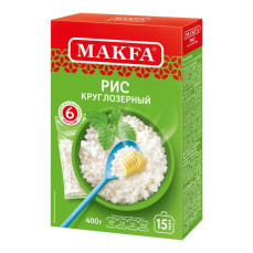 Макфа Рис круглозернистый 6 пакетов