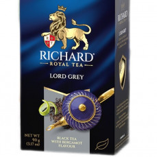 Чай РИЧАРД Черный Лист. с Бергамотом и лимона 90гр