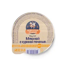 Белорусская традиция Паштет Мясной с кур.печенью 100гр