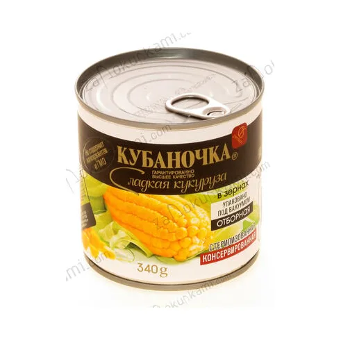 Кубаночка Кукуруза 400гр ж/б