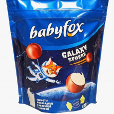 Конфеты шоколадные с молочной начинкой Бэби Фокс 130гр