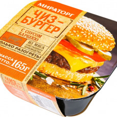 Мираторг Чизбургар с соусом барбекю 165гр