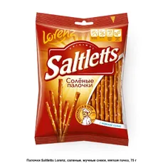 Соломка Saltletts с морской солью 75г