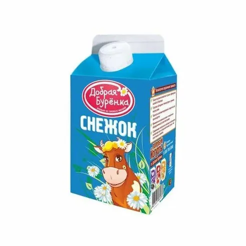 Добрая Буренка Снежок 2,5% 450гр