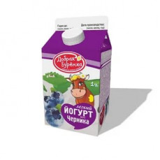Добрая Буренка Йогурт Черника 1% 450гр
