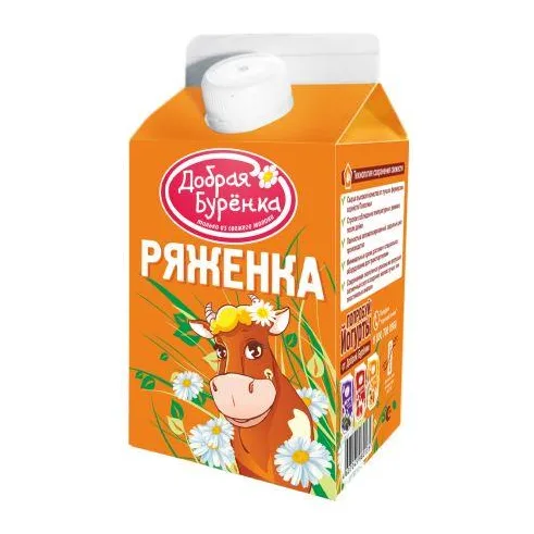 Добрая Буренка Ряженка 4,0% 450гр