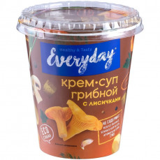 Крем-Суп Грибной с лисичками и сухариками стакан 32гр