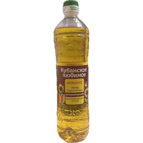 Масло Ароматное нераф. 1л Кубанское любимое