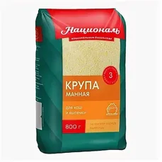 Националь Крупа манная 800гр