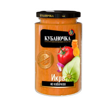 Кубаночка Икра Кабачковая 360гр ст\б