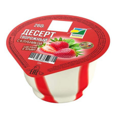 Черноморский МЗ Десерт творожный с клубникой 5% 260гр