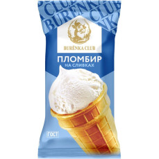 Мороженое Буренка пломбир на сливках ваф. стакан 80гр