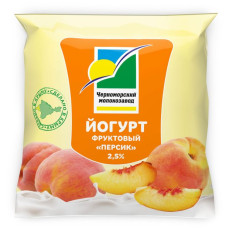 Черноморский МЗ Йогурт персик 2,5% 400гр