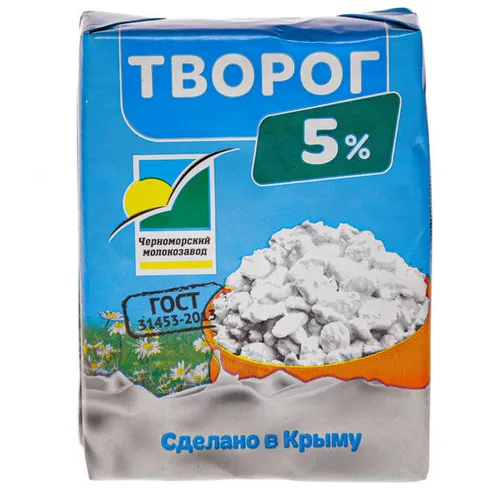 Черноморский МЗ Творог 5% 180гр