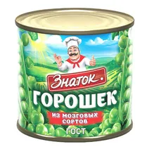 Знаток Горошек зеленый ж/б 400гр